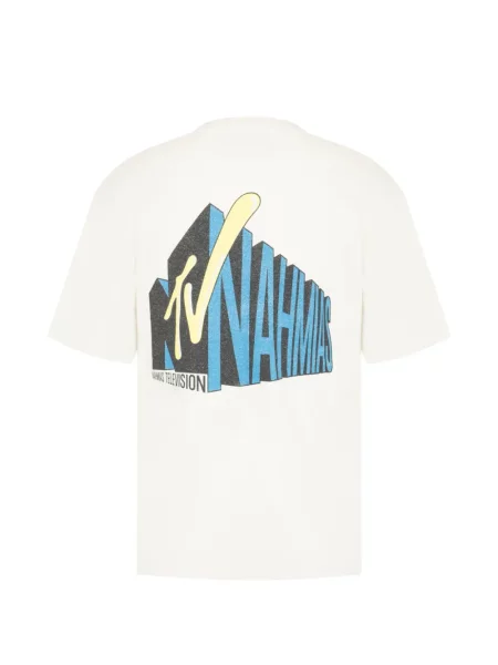 Tricou Nahmias cu imagine alb