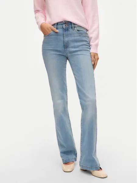 Vero Moda Džinsai Tanna Flared Fit mėlyna