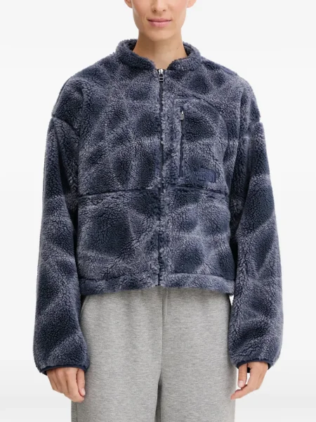 Geacă The North Face din fleece albastru