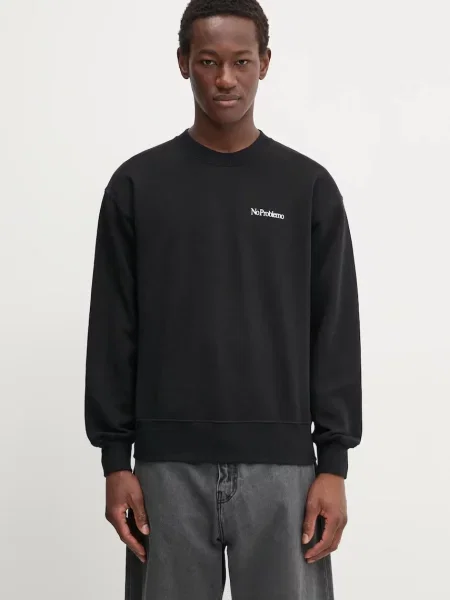 Кофта No Problemo Mini Problemo Crew Neck Sweat з принтом чорний