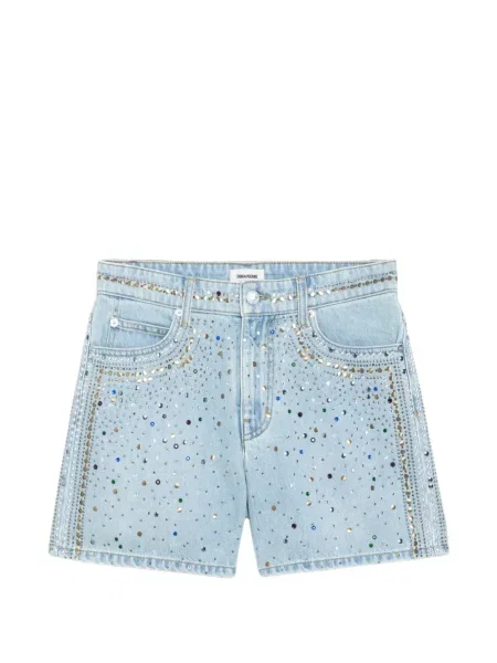 Pantaloni scurți din denim Zadig&voltaire albastru