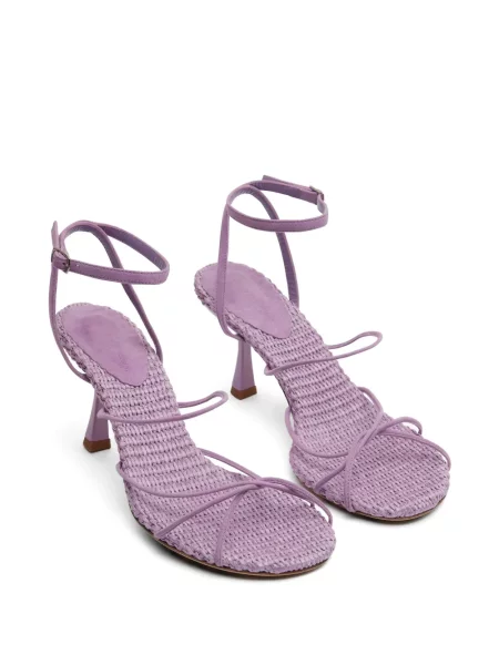 Sandale Christopher Esber din piele de căprioară violet