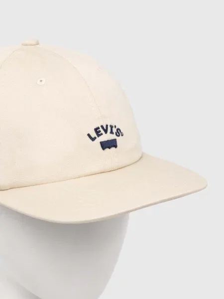 Baseballová čepice Levi's béžová