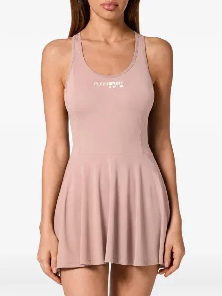 Rochie mini Plein Sport cu imagine roz