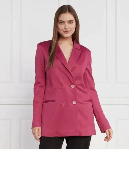 MAX&Co. Blézer | Straight fit rózsaszín