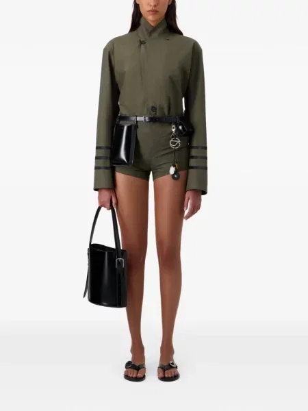 Geacă Coperni cu dungi verde