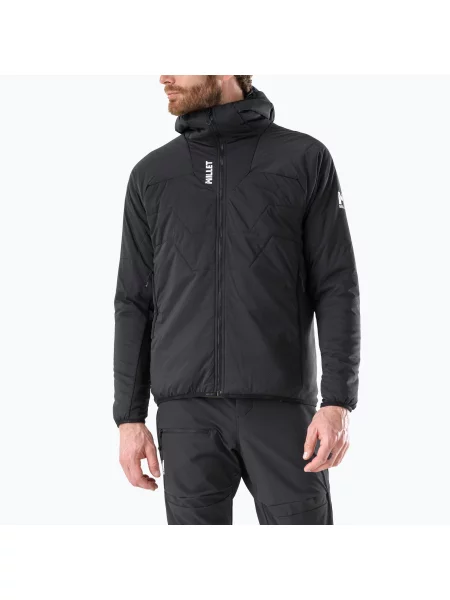 Мъжко ватирано яке Millet Kamet Primaloft Hoodie Jacket black черно