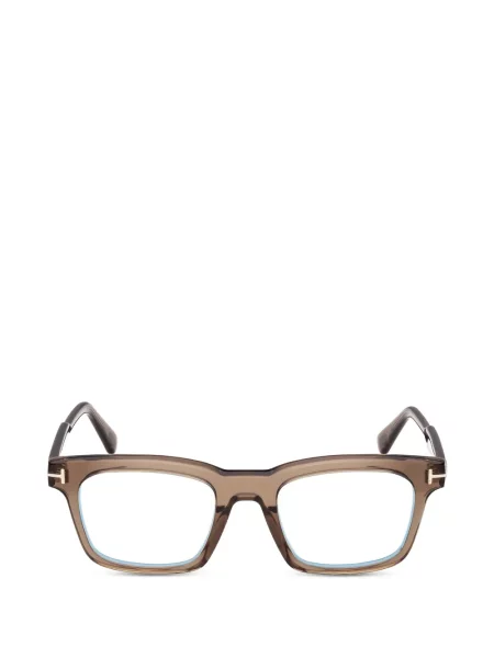 Τετράγωνα γυαλιά ηλίου Tom Ford Eyewear καφέ