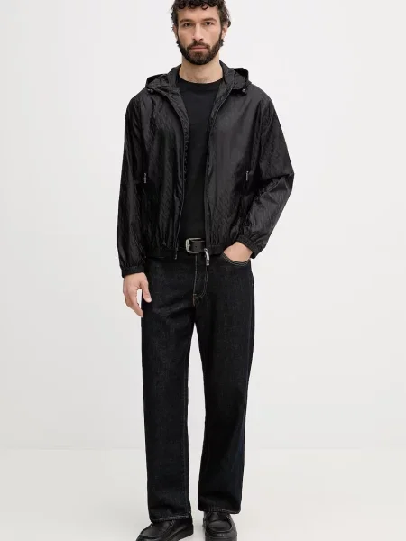 Armani Exchange geacă de tranziție bărbătească negru