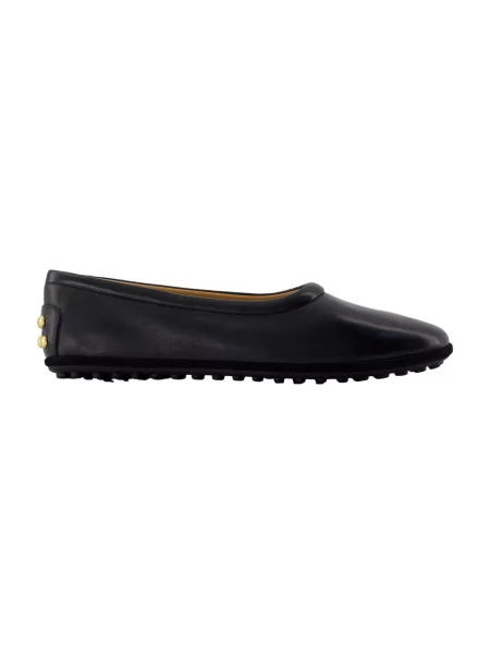 Balerinki Tod's skórzane czarne