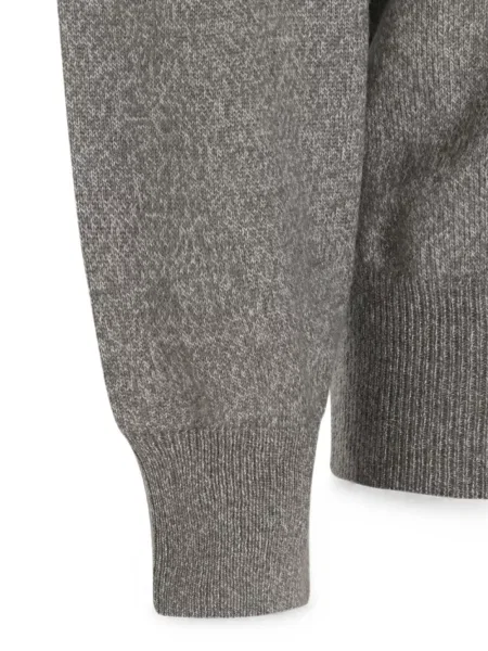 Με κολάρο polo Brunello Cucinelli κασμίρ γκρι