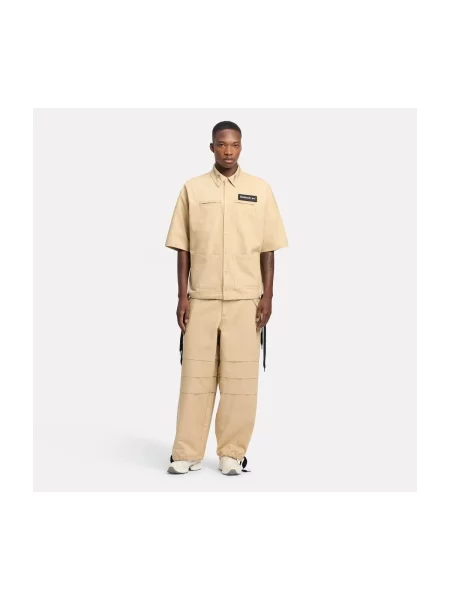 Pantaloni sport Reebok Sport maro