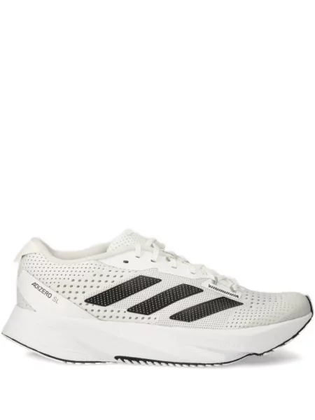Geacă cu puf Adidas din piele de căprioară cu dungi cu glugă albastru