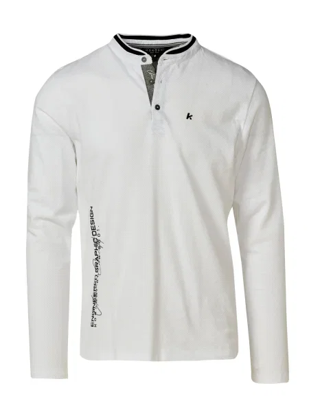 KOROSHI Tricou negru alb