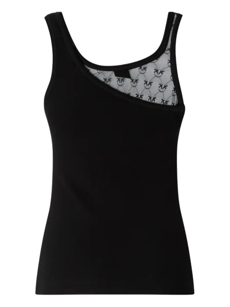 Top Pinko din dantelă negru