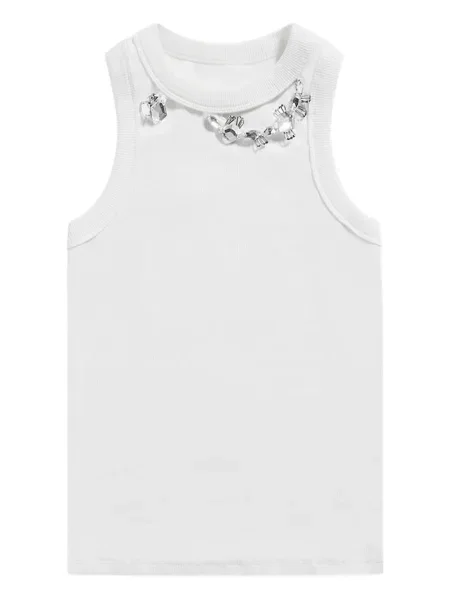 Top Area de cristal alb