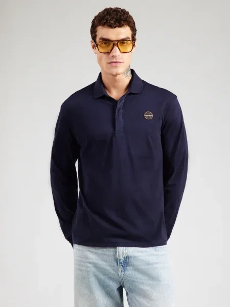 NAPAPIJRI Tricou E-BADGE marin albastru