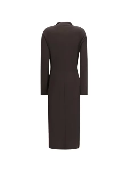 Rochie Brunello Cucinelli de lână maro