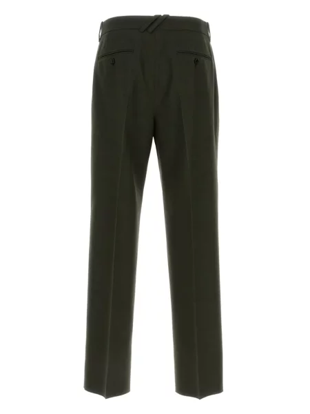 Pantaloni Burberry de lână verde