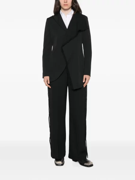 Geacă Yohji Yamamoto asimetrică negru