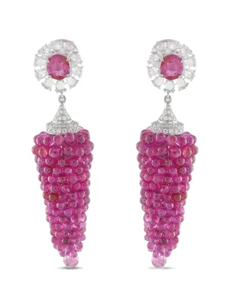 Aur alb diamant cercei Lb Exclusive alb