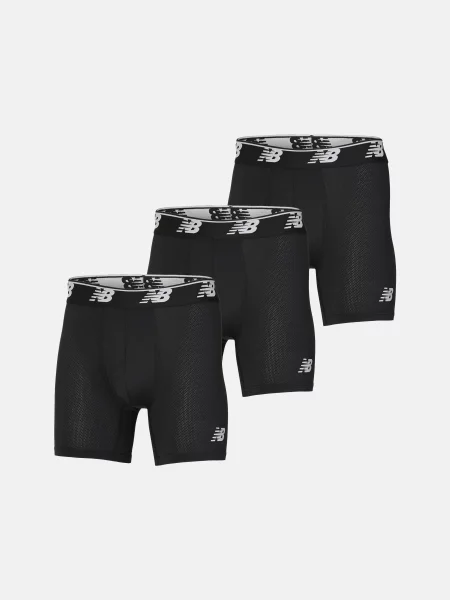 Трусы New Balance с сеткой черные