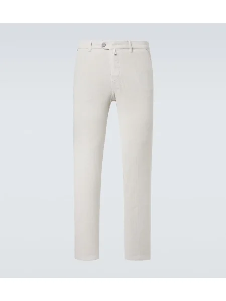 Pantaloni Kiton de catifea cord gri
