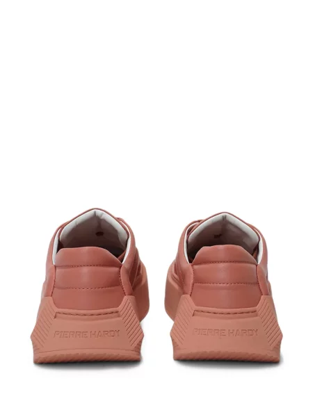 Sneakers Pierre Hardy με κορδόνια με δαντέλα ροζ