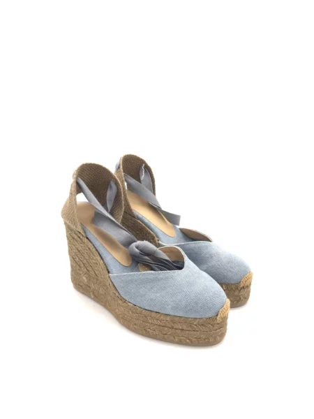 Espadryle Castañer niebieskie