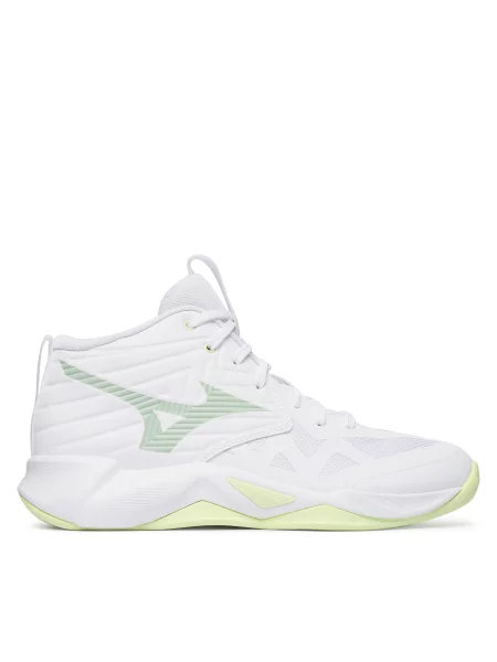 Batai uždaroms aikštelėms Mizuno Wave Momentum Pro Mid balta