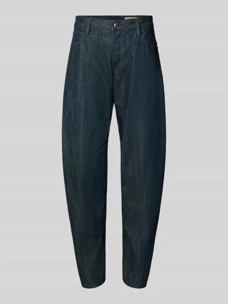 Jeansy o luźnym kroju z czystej bawełny w G-star Raw granatowe