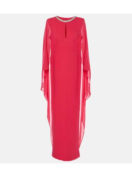 Rochie Roland Mouret de mătase roșu