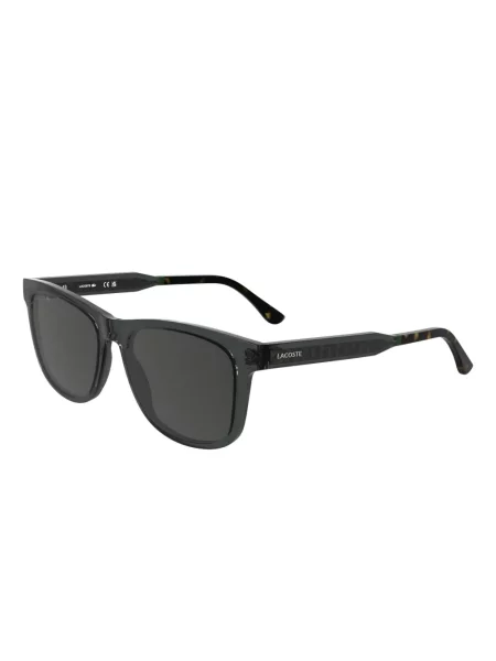 Ochelari de soare Lacoste cu imagine negru