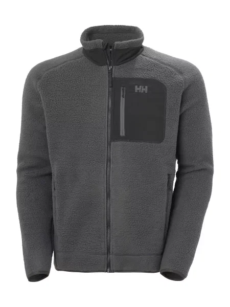 HELLY HANSEN Jachetă fleece Panorama Pile gri închis negru