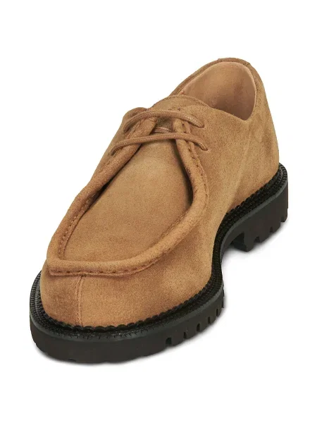 Pantofi Selected din piele de căprioară maro