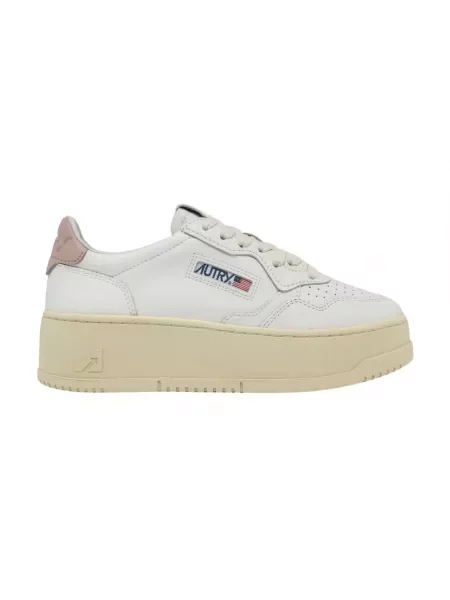 Sneakersy Autry na platformie białe