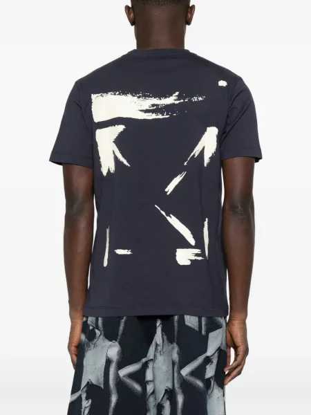 Tricou Off-white cu decolteu rotund scurt alb