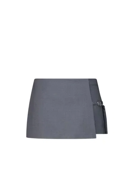 Spódnica mini Paloma Wool wełniana szara