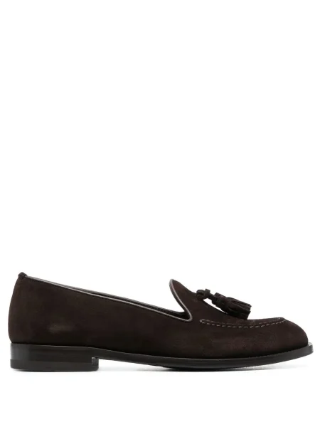 Pantofi loafer Scarosso din piele maro