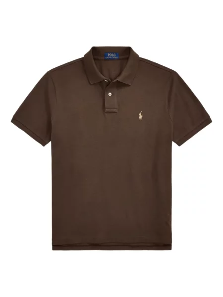 Μικρός κασκέτο Polo Ralph Lauren με χαμηλή μέση υφαίνω διαγωνίως πράσινο