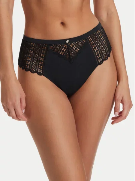 BOSS Стрінги Guipure чорний