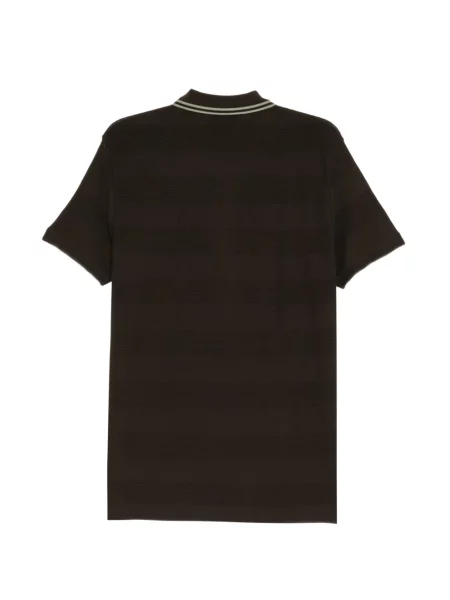 Gulerat tricou polo Ps Paul Smith cu dungi maro
