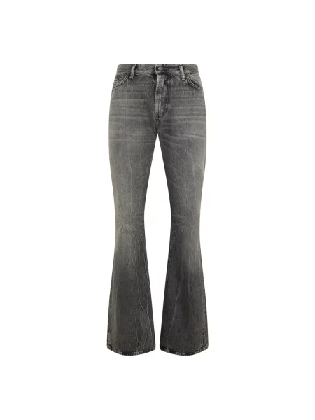 Jeansy dzwony Acne Studios dzwony szare