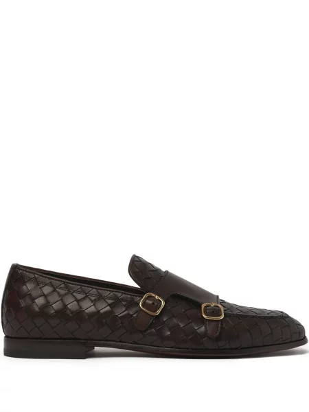 Pantofi loafer Scarosso din piele maro