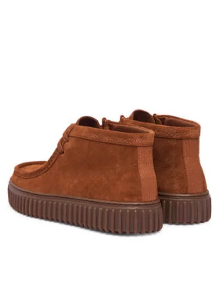 Polobotky Clarks Torhill Hi oranžová