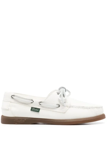 Pantofi loafer Paraboot din piele alb
