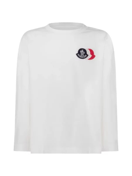 Koszulka dziecięca Moncler Enfant biała
