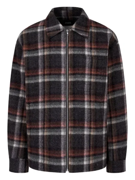 Geacă Studio Tomboy în carouri gri