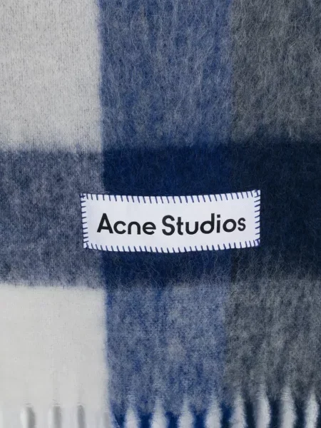 Pledas šalikas Acne Studios mėlyna