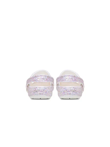 Šľapky Crocs Classic Fantasy Glitter Clog K biela